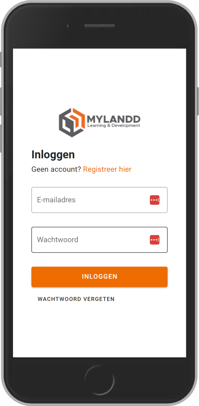 MYLANDD app aanmelden van een nieuwe medewerker